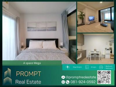 For RentCondoSamut Prakan,Samrong : AB05473 - A space Mega - Mega Bangna / Ratwinit Bangkaeo School / Suvarnabhumi Airport / Burapha Withi Expressway