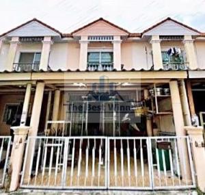 For RentTownhouseBangna, Bearing, Lasalle : 🚩🍀⭐2-storey townhouse, Tung Setthi Village, Ramkhamhaeng 2, front and back roof extension, increased usable space, 4-year-old new house, near Number One Market