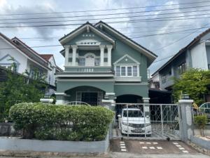 For RentHouseNonthaburi, Bang Yai, Bangbuathong : 📢 Single house for rent in Wirot Ville Village, Ban Kluai Sai Noi, ready to move in, beautiful house, with furniture and electrical appliances, MRT Khlong Bang Phai 📢 Code S2401-613