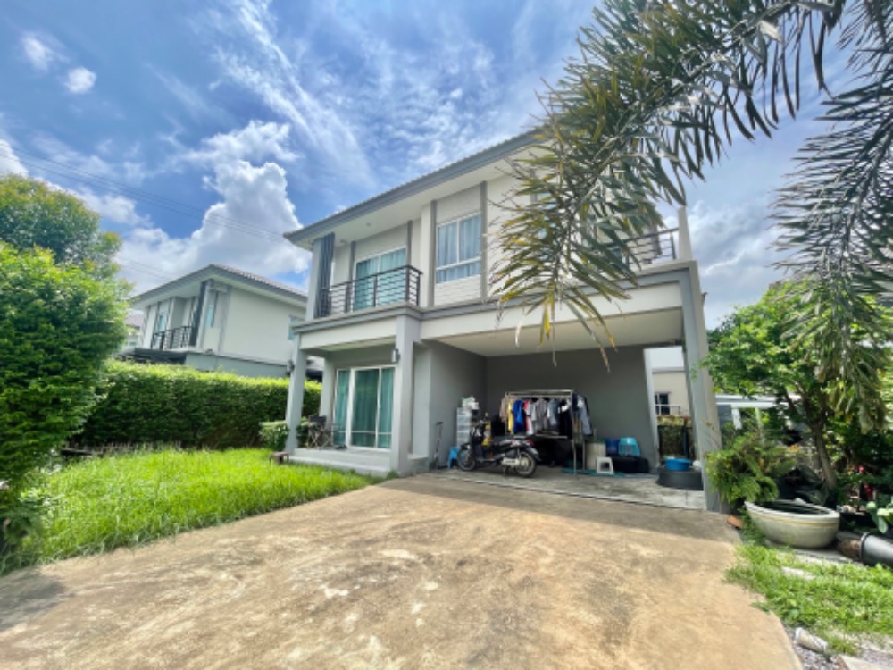 For RentHousePathum Thani,Rangsit, Thammasat : For rent: 2-storey detached house, The Plant Village, Rangsit-Khlong Sam, Pathum Thani