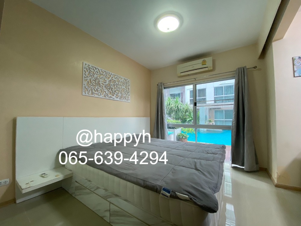 For SaleCondoOnnut, Udomsuk : M4437 - Condo for sale A Space Sukhumvit 77 with furniture, pool view