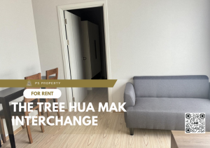 For RentCondoRamkhamhaeng, Hua Mak : For rent 🔥 The Tree Hua Mak Interchange 🔥 complete furniture and electrical appliances, near the Yellow Line.