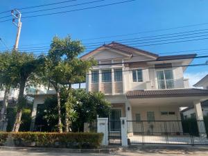 For SaleHousePattanakan, Srinakarin : Single house for sale, Manthana Rama 9-Srinakarin, Krungthep Kreetha, Soi 7