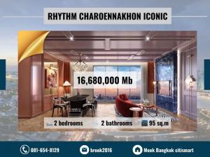 Sale DownCondoWongwianyai, Charoennakor : 𝐑𝐇𝐘𝐓𝐇𝐌 Charoen Nakhon Iconic