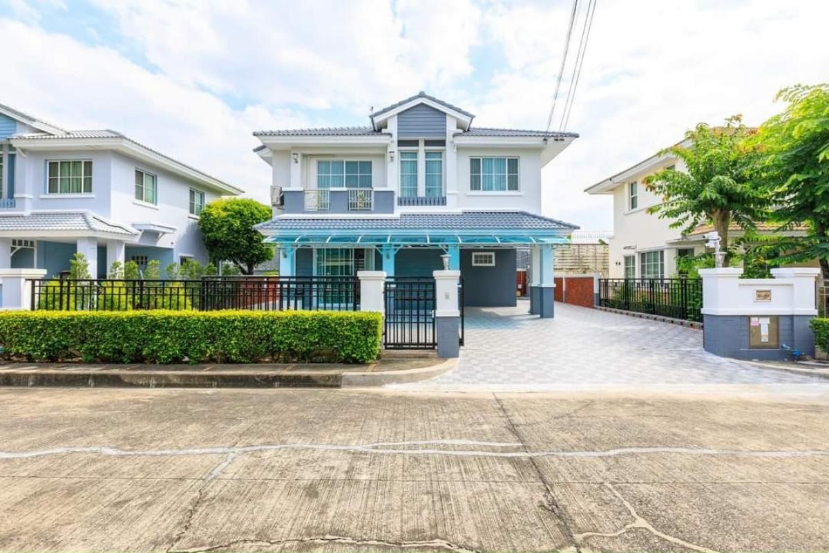 For SaleHouseRama5, Ratchapruek, Bangkruai : There is nothing more to do. The house is completely renovated. Just buy furniture and put it in the style that you like.