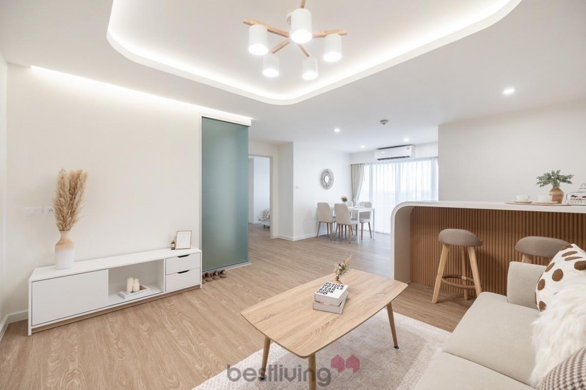 For SaleCondoOnnut, Udomsuk : 🚇 Anchan Suan Luang | 𝐌𝐑𝐓 Srinuch | 2 large bedrooms, fully furnished | convenient transportation