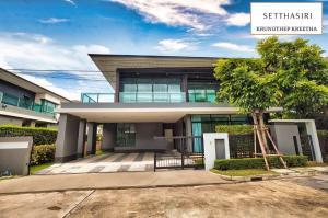 For SaleHousePattanakan, Srinakarin : For sale 2-storey single house, Setthasiri Krungthep Kreetha 1, Soi Krungthep Kreetha 15/1, area 85 sq.w., usable area 318 sq.m., 5 bedrooms, 6 bathrooms, 3 parking spaces in the house  Area 85 sq.w. Usable area 318 sq.m