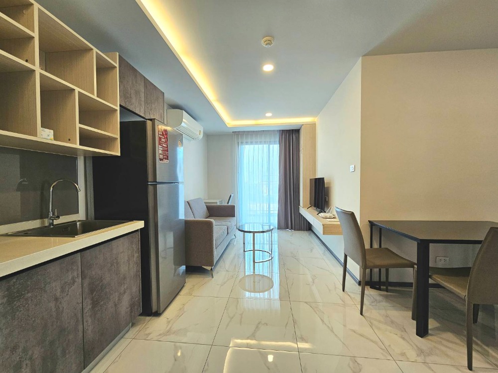 For RentCondoOnnut, Udomsuk : New condo, ready to move in, convenient transportation, near expressway, Sukhumvit 50,62, Type 2 bed 1 baht size 53 sq.m.