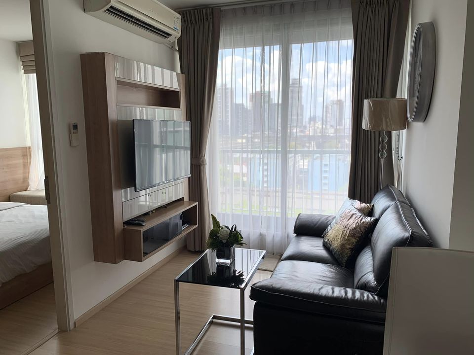 For RentCondoOnnut, Udomsuk : Rhythm Sukhumvit 50, luxury condo for rent/sale, size 35 sq m, 10th floor, near BTS On Nut