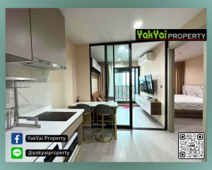 For RentCondoLadprao, Central Ladprao : Yakyai for rent Life Ladprao 🎉🎉 City view, near BTS Ha Yaek Lat Phrao 🚅 Rent only 19,000 baht/month (credit cards accepted)