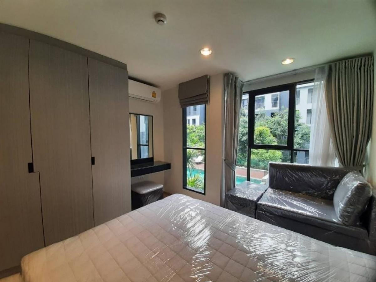 For RentCondoRama9, Petchburi, RCA : Rent Rise rama9, rental price 11,000 baht, size 30 sq m. (Bay window)