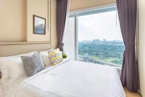 For SaleCondoLadprao, Central Ladprao : Condo The Sense Residence, Lat Phrao Intersection, 1 bedroom, Building C, 24th floor, area 30.37 sq m., beautiful room, garden view