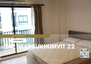 For RentCondoSukhumvit, Asoke, Thonglor : For rent 🔺 The Nest Sukhumvit 22 🔺 complete furniture and electrical appliances, near BTS Phrom Phong.