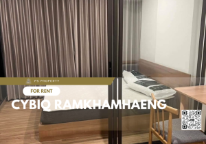 For RentCondoRamkhamhaeng, Hua Mak : For rent 🐕 CYBIQ Ramkhamhaeng 🐈 Petfriendly, complete furniture and electrical appliances.