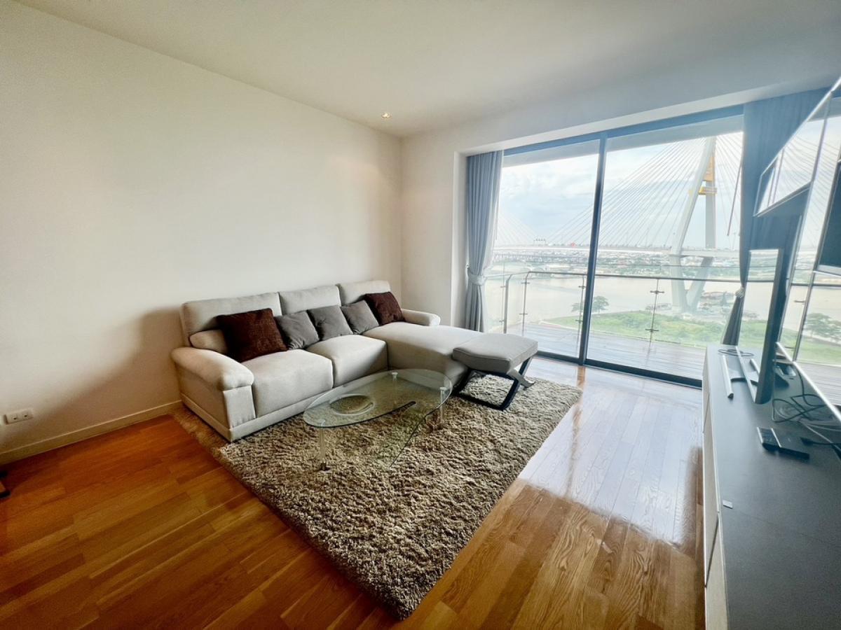 For SaleCondoRama3 (Riverside),Satupadit : ✨ 👍Sell with tenant til October 24For sale 2 bedrooms , nice huge river view unit at Pano Rama 3 , big balcony, fully finished