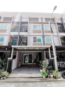 For SaleTownhouseLadkrabang, Suwannaphum Airport : S-BVRP101 For sale, single house, Wirunphat-Chaloem Phrakiat Village, 5 floors, 24 sq m, usable area 205 sq m, 5 bedrooms, 3 bathrooms, 5.9 million 063-759-1967