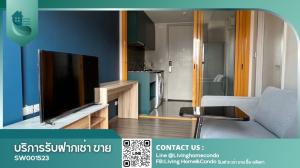 For SaleCondoOnnut, Udomsuk : Condo for sale THE BASE Sukhumvit 50, fully furnished, ready to move in, near BTS On Nut