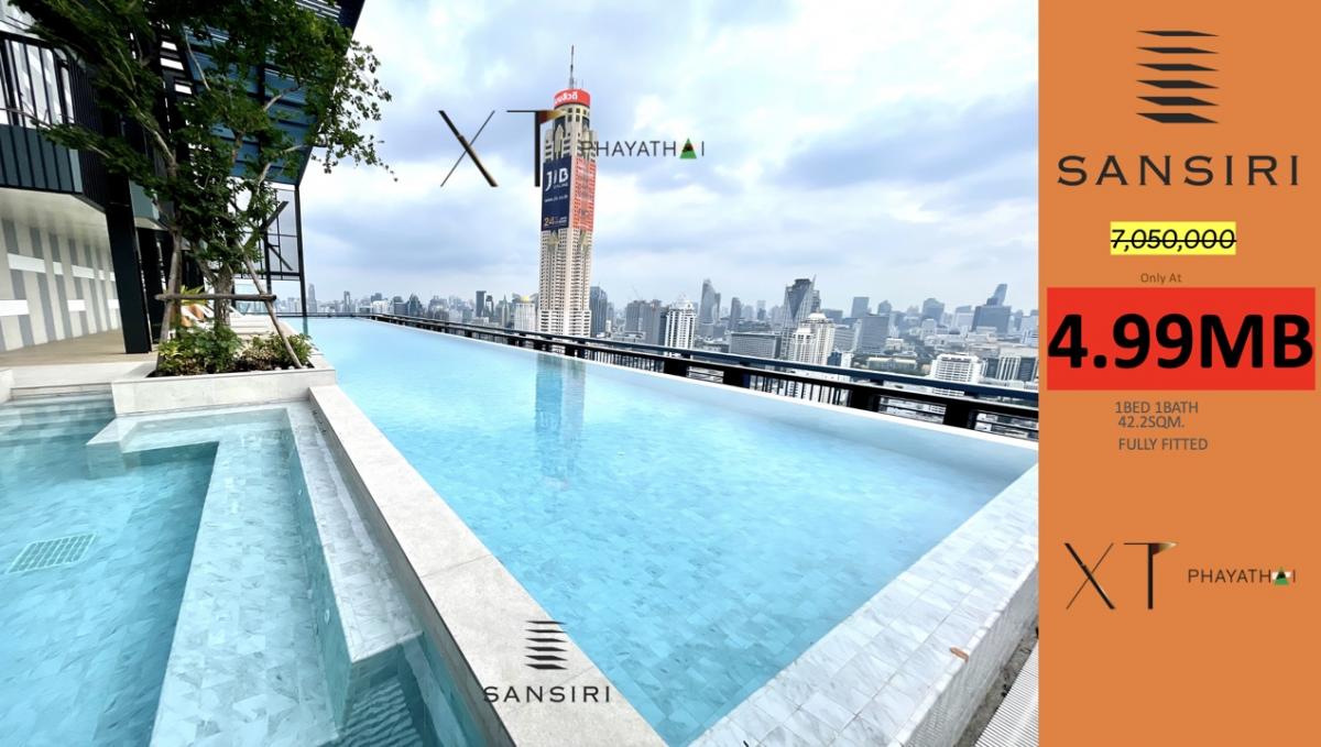 For SaleCondoRatchathewi,Phayathai : In addition to the shockingly low price per square meter, this is Sansiri, a quality condo that you can trust. 0946503223 Sales Department