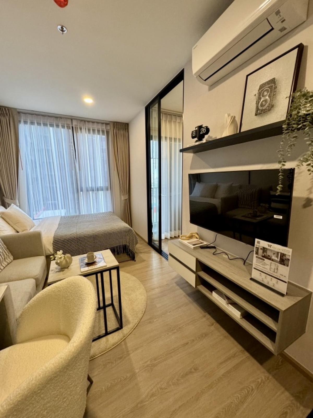 For SaleCondoRattanathibet, Sanambinna : Brand new condo ready to move in Origin Plug and Play Nonthaburi Station, reserve for only 2,000 baht *Special price 1.69 million baht*