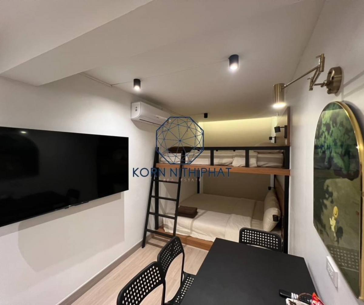 For RentShophouseOnnut, Udomsuk : For rent: 5-storey commercial building + rooftop, “Hostel style decoration /Airbnb /Room, good location in the area of ​​Pridi Banomyong, Sukhumvit 71, Phra Khanong, Bangkok. Complete facilities “Bus Station”, “7-11 Minimart”, “Night Market”