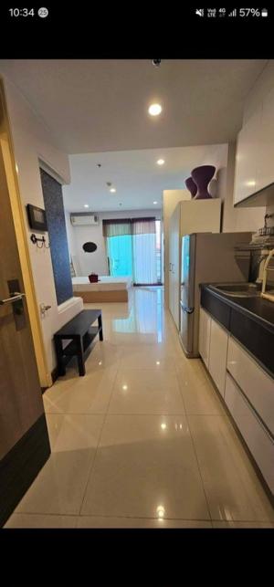 For RentCondoRama9, Petchburi, RCA : For rent, ready to move in, 1 large bedroom, best price!!! T.0623912496