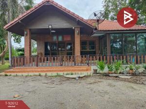 For SaleHouseRatchaburi : Single house for sale with land, area 8 rai 3 ngan 31 sq m, Chom Bueng, Ratchaburi