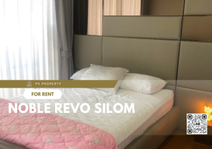 For RentCondoSathorn, Narathiwat : For rent 📍 Noble Revo Silom 📍 Fully furnished and electrical appliances, near BTS Surasak.