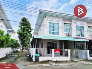 For SaleTownhouseSamut Prakan,Samrong : Townhouse for sale, end unit, J City Village, Sukhumvit-Phraeksa, Samut Prakan