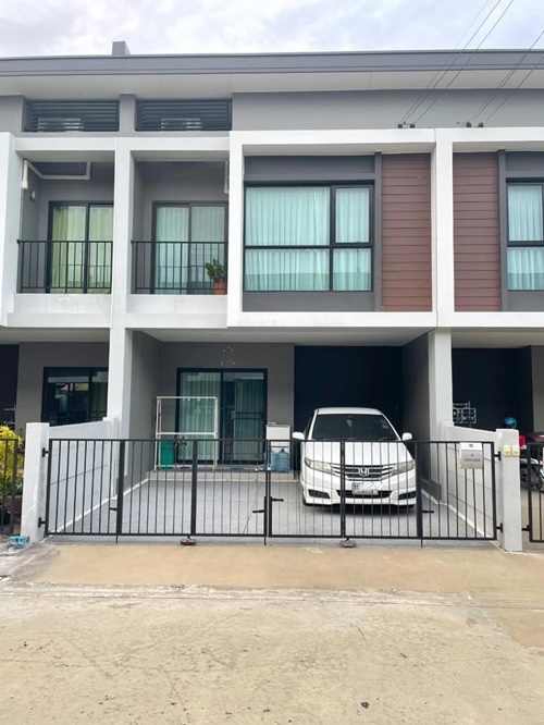 For SaleTownhouseLadkrabang, Suwannaphum Airport : Townhouse for sale, 2 floors, Lumpini Townville Village, area 18.6 sq m., Lat Krabang District - 06156