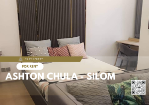 For RentCondoSiam Paragon ,Chulalongkorn,Samyan : For rent ✨ Ashton Chula - Silom ✨ near MRT Sam Yan, complete with furniture and electrical appliances.