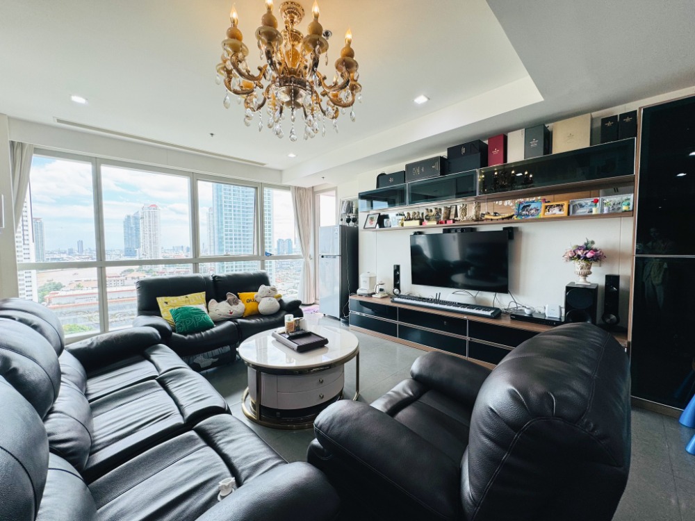 For SaleCondoWongwianyai, Charoennakor : ♦ Rare Unit ♦ 15+ floor 129.00 sq.m. | 2 bedrooms, river view, Sathorn Bridge | Condo near ICONSIAM 3 mins, BTS Saphan Taksin 3 mins