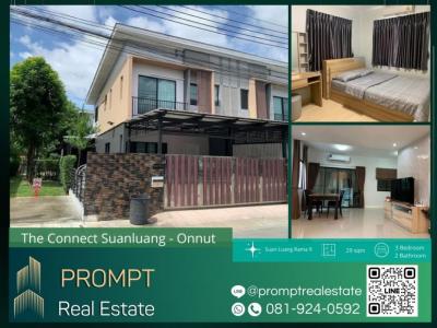 For RentTownhouseLadkrabang, Suwannaphum Airport : ST12631 - The Connect Suanluang - Onnut - 29 sqm - Suan Luang Rama 9