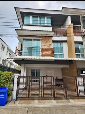 For RentTownhouseRattanathibet, Sanambinna : Townhome for rent, Plus City Park, Sanambinnam, beautiful house, ready to move in