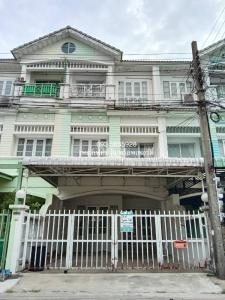 For RentTownhouseChaengwatana, Muangthong : For rent: 3-storey townhouse, Yingruayniwet Village, Khlong Prapa - Prachachuen