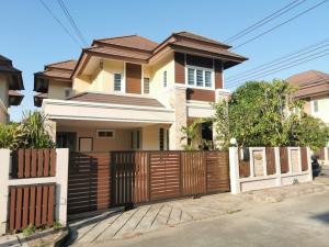 For RentHouseVipawadee, Don Mueang, Lak Si : For rent: Single house, corner house, very good location, Seraneeraya 2 Village, newly decorated, fully furnished 😃