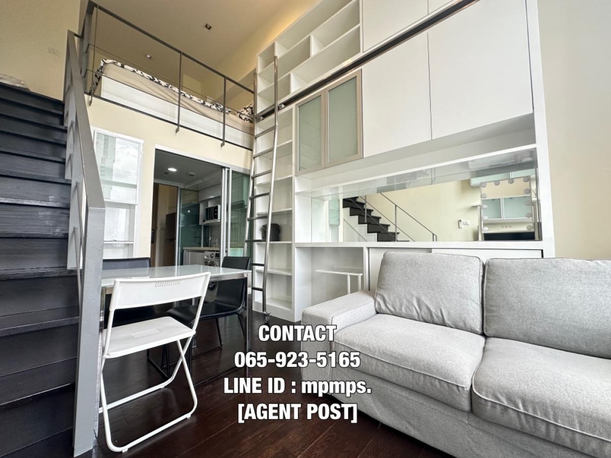 For RentCondoSukhumvit, Asoke, Thonglor : (For rent) Condo Ideo Morph 38 🦮🐈💖Pet Friendly💖🐈🦮 Duplex 33 sq.m. 25,000/month