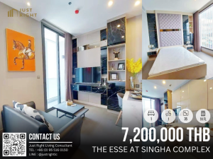 ขายคอนโดพระราม 9 เพชรบุรีตัดใหม่ RCA : ขาย The Esse at Singha Complex 1 ห้องนอน 1 ห้องน้ำ ขนาด 35 ตร.ม. ชั้น 1x เฟอร์ครบครัน ตกแต่งสวยหรู ราคาเพียง 7.2 ล้านบาท เท่านั้น!! (ค่าโอนฝ่ายละ 1%)