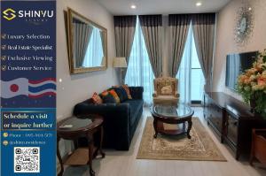 For RentCondoWitthayu, Chidlom, Langsuan, Ploenchit : For Rent – Noble Ploenchit, Size 80 sq.m., 2 Beds 2 Baths on Floor 12th