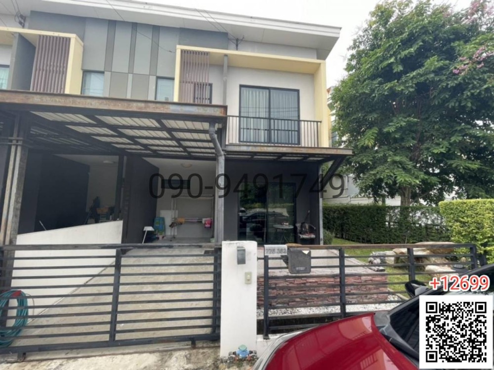 For RentTownhousePattanakan, Srinakarin : For rent: 2-storey townhouse, The Connect Pattanakarn 38, ready to move in