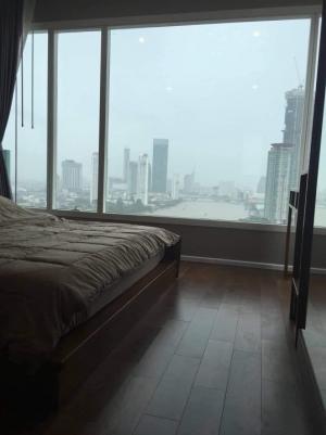 ให้เช่าคอนโดสาทร นราธิวาส : Menam Residences 2bedroom 63sq.m. very nice view fully furnished 38,000 baht