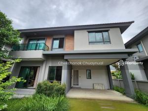 For SaleHousePathum Thani,Rangsit, Thammasat : Single house for sale, Venue Flow Rangsit, 54 wa, usable area 174 sq m, 3 bedrooms, 3 bathrooms, fully furnished, 5.5 million baht.