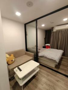 For RentCondoChaengwatana, Muangthong : 🍀🎏FOR RNT>> Atmoz Chaengwattana>> Building A, 7th floor, city view, fully furnished, ready to move in, next to BTS Chaengwattana #LV-MO70