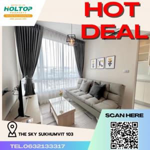 For RentCondoOnnut, Udomsuk : #K413 For Rent Condo The Sky Sukhumvit 103