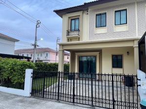 For RentTownhouseMin Buri, Romklao : 🏠 Urgent 📌 House for rent - fully furnished, ready to move in, with furniture, 3 air conditioners 📍Phruesawill Village 109 Ramkhamhaeng - Ring Road, Keha Romklao 78, Soi 1 (Soi Mistine)