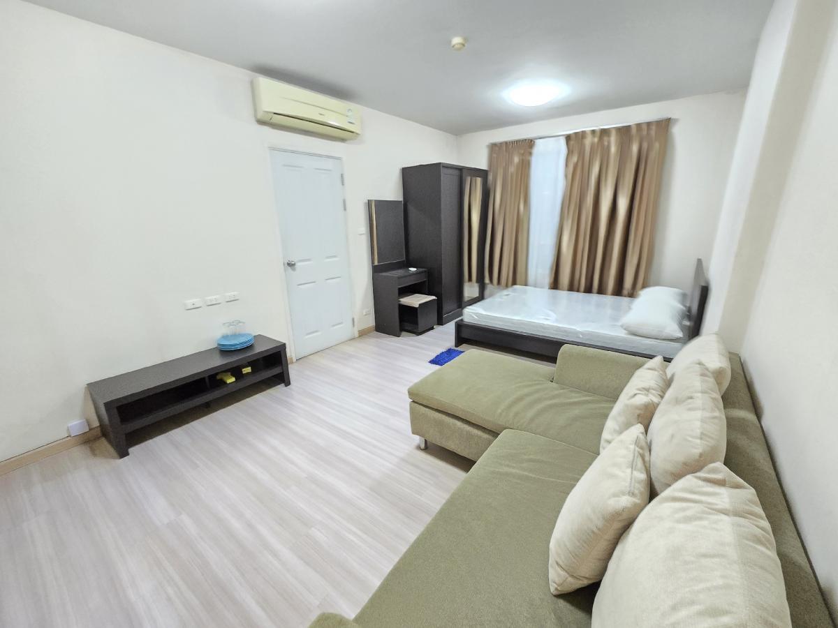 For RentCondoNawamin, Ramindra : Condo for rent, Plum Nawamin 86, Plum Condo Nawamin, 30 sq m, price 5,500, new room, Building B, 4th floor, room 789/87, view towards the canal