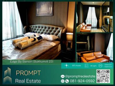 For RentCondoSukhumvit, Asoke, Thonglor : EF00893 - Edge By Sansiri (Sukhumvit 23) - BTS Asoke / MRT Sukhumvit / Terminal 21