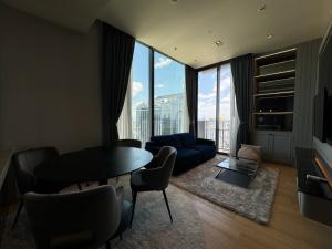 For RentCondoWitthayu, Chidlom, Langsuan, Ploenchit : For rent, 2 bedrooms, high floor, fully furnished, ready to move in