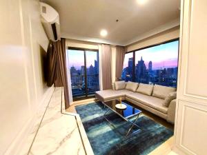 For SaleCondoWitthayu, Chidlom, Langsuan, Ploenchit : Corner room for sale!!! Beautiful view, 1 bed, 180 degree view, for sale/rent