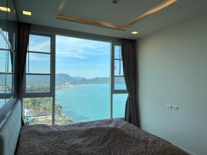 ขายคอนโดพัทยา บางแสน ชลบุรี สัตหีบ : For sale condo Delmare Bangsaray 2 bed corner room(S03-1630)S