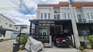 For SaleTownhouseRama5, Ratchapruek, Bangkruai : For sale: 2-storey townhouse (corner house), Golden Town2 Pinklao-Charansanitwong project, area 17 sq m, 3 bedrooms, 2 bathrooms, 1 parking space, ready to move in, 3.29 million baht, free transfer fee